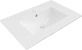 Mexen Atena lavandino incassato nel piano 71 x 46 cm, bianco - 25017000
