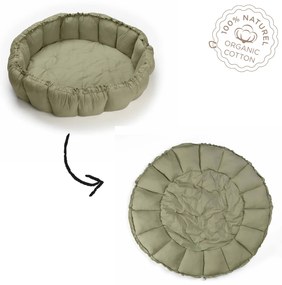 Play&Go Bloom nido per bambini Organic Meadow Green