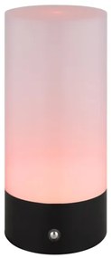 Globo 21040SRGB - Lampada da tavolo LED RGB touch LEX 1,8W/5V 1500mAh nera