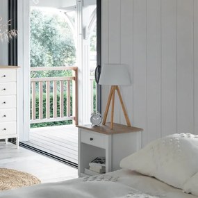 Atmosphera - Lampada da tavolo BAHI 1xE14/40W/230V bambù