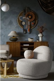 Poltrona grigio chiaro Ovo – Miuform