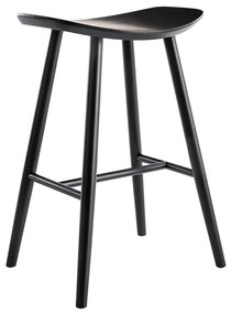 Sgabello da bar di design nero DEMORY