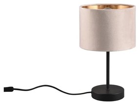 Lampada da tavolo nera e beige (altezza 33 cm) Julieta - Trio
