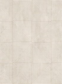 Coordonne Tapete Tetragonal - Cotton