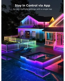 Govee - Striscia LED per esterni Pro SMART RGBICWW 10m Wi-Fi IP65