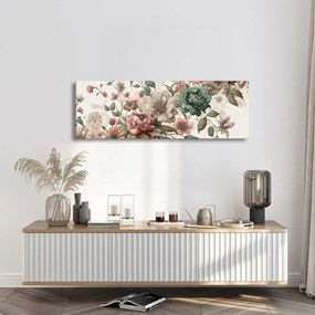 Quadro su tela – Motivo floreale vintage