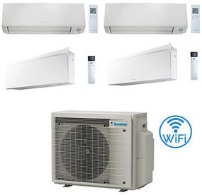 Daikin - Climatizzatore garanzia italia Perfera All Seasons + emura Quadri Split Inverter 7000 + 9000 + 12000 + 12000 btu con u.e. 5MXM90A9 Classe