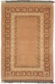 Nepal Tappeto 150x110 Beige (Nepal) Annodato A Mano