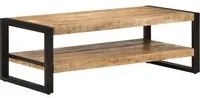 Tavolino da Salotto 120x55x40 cm in Legno Massello di Mango cod mxl 29736