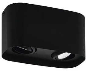 Eglo 31098 - Faretto LED MENDOZA 2xLED/4,7W/230V 3000K nero