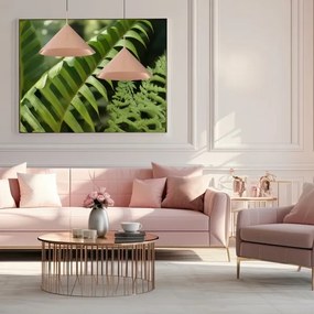 Lampada a sospensione su cavo CAPITAL, 1xGX53/15W/230V, Ø 46 cm, oro rosa