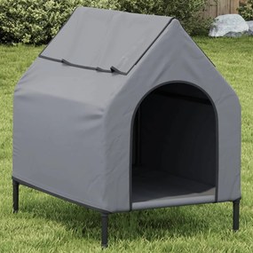 Cuccia Per Cani Grigio Chiaro İn Tessuto Oxford E Acciaio /