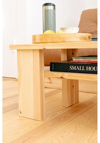 Tavolino da salotto di colore naturale in pino massiccio 45x68 cm Japan – Karup Design