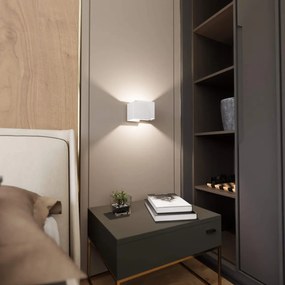 Applique FROST da parete Bianco Nero  Wenge