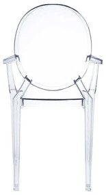 JULIE - poltrona in policarbonato trasparente set da 4