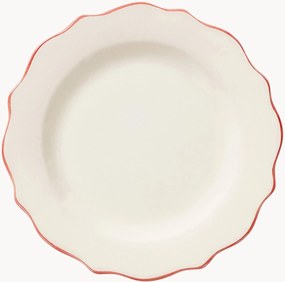 Piatto da colazione dipinto a mano Scalloped