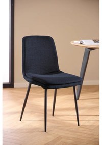 Sedia da pranzo blu scuro Becca – Actona