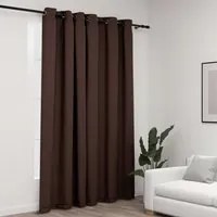 Tenda Oscurante Effetto Lino con Occhielli Talpa 290x245 cm cod mxl 55051