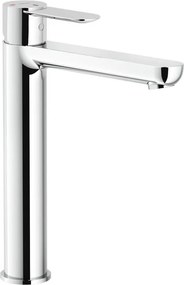 Rubinetto per lavabo getto laminare cristallino ABX cromato lucido NOBILI H 26.8 cm