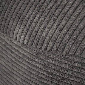 Puof a sacco nero con rivestimento in velluto a coste Om 110 – SLOWDOWN