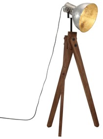 Lampada Da Terra 25 W Argento Vintage 45x45x120 Cm E27 /