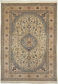 Nain Tappeto persiano 340 x 240 Beige (Iran) Annodato A Mano