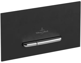 Villeroy & Boch 922169AN -Pulsante di scarico VICONNECT nero opaco/cromo opaco