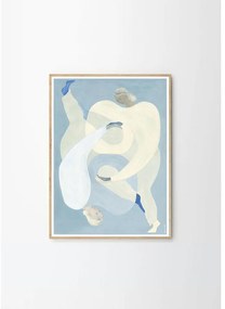 Poster 70x100 cm Hold You - Blue – Sofia Lind – The Poster Club