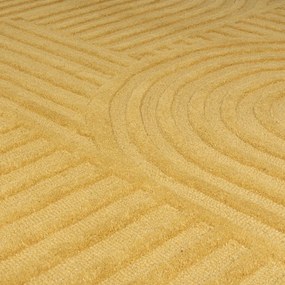 Tappeto in lana gialla 160x230 cm Zen Garden - Flair Rugs