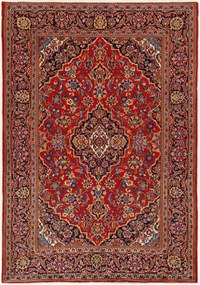 Kashan Tappeto 200 x 140 (Iran) Annodato A Mano