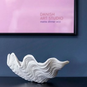 Portaoggetti decorativo in poliresina 24x19 cm Shell - Mette Ditmer Denmark