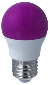 Lampada A Led E27 G45 4W 220V Colore Purple Viola