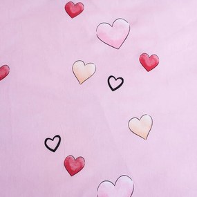 Set copripiumino e federa da bambini bianco/rosa in cotone per letto singolo 140x200 cm Minnie "White" – Jerry Fabrics