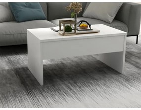 Tavolino pieghevole AKILLI 44,8x90 cm bianco