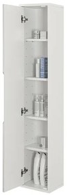Colonna bagno sospesa h .150 cm Furore tortora con ripiani regolabili