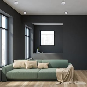 Faretto da incasso NUSA 1xGU5,3/MR16/50W/12V arrotondato bianco