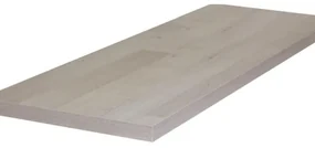 Top per lavabo Remix SENSEA L 150.4 x H 3.8 x P 49 cm rovere chiaro listellare truciolare, disponibile su misura
