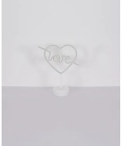 Globo 28066 - Decorazione da tavolo LED Neon ARMOR LED/2W/3xAA cuore