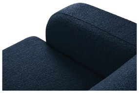 Divano angolare blu scuro in tessuto bouclé (angolo destro) Molino - Micadoni Home
