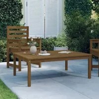 Tavolo da Giardino Miele 121x82,5x45 cm Legno Massello di Pinocod mxl 82017