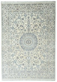 Nain Tappeto 360x260 Beige (Iran) Annodato A Mano