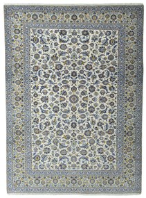 Kashan Tappeto 380 x 280 Beige (Iran) Annodato A Mano
