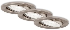 Briloner 7182-032-SET 3xLED luce da bagno dimmerabile 1xGU10/5W/230V IP23
