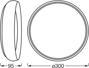 Osram - Plafoniera LED dimmerabile ORBIS LIVIA LED/16W/230V Ø 30 cm bianco/marrone