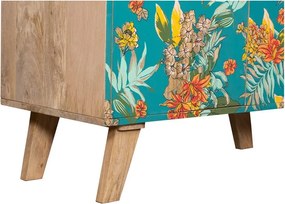 Armadietto turchese/di colore naturale 90x85x40 cm Reipur – Interia Home &amp; Living