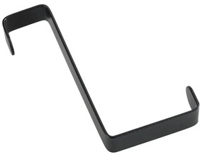 Set di 4 ganci per porte in nero opaco - Wenko