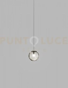 Puppet sospensione p fume' trasparente cromo lucido 1 luce attacco g9