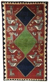 Gabbeh Tappeto 120 x 210 Rosso (Iran) Annodato A Mano