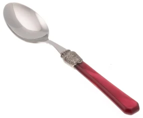Rivadossi Penelope Grigio - Set di Posate per 6 Persone, 24 Pezzi - 100% Made in Italy, Artigianalità e Design - Acciaio Inox 18/10