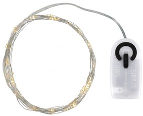 Catena luminosa 40 lampadine lunghezza 390 cm Knirke - Sirius